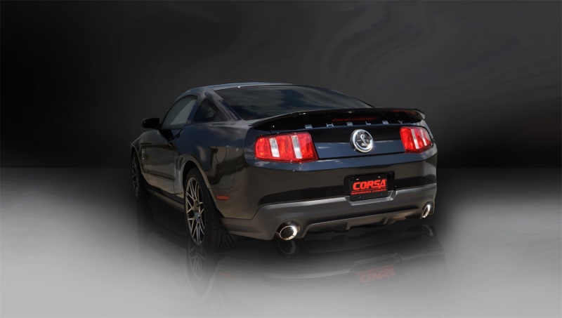 Ford Mustang Performance Exhaust - Rear - CORSA Performance - Axle-Back Sport - Polished - `11-`12